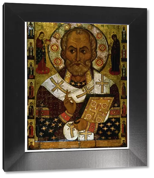 Saint Nicholas of Lipna, 1294. Artist: Alexa Petrov