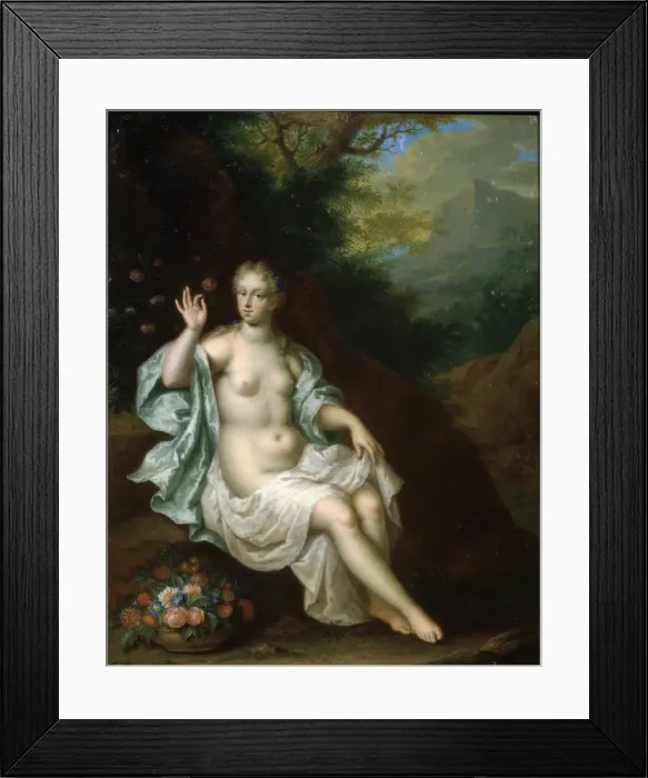 Framed Print : Flora, Dutch painting of 17th century. Artist: Pieter Borm Framed Print : Flora, Dutch painting of 17th century. Artist: Pieter Borm