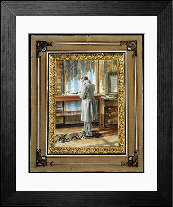 Framed Print : The poet Vasily Zhukovsky (1783-1852) in Vernet, 1830s. Artist: Gerhard Wilhelm von Reutern Framed Print : The poet Vasily Zhukovsky (1783-1852) in Vernet, 1830s. Artist: Gerhard Wilhelm von Reutern