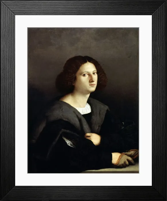 Framed Print : Portrait of a Man, 1512-1515. Artist: Jacopo Palma il Vecchio Framed Print : Portrait of a Man, 1512-1515. Artist: Jacopo Palma il Vecchio