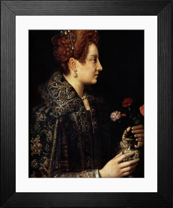 Framed Print : Female portrait, c1550-1620. Artist: Sofonisba Anguissola Framed Print : Female portrait, c1550-1620. Artist: Sofonisba Anguissola