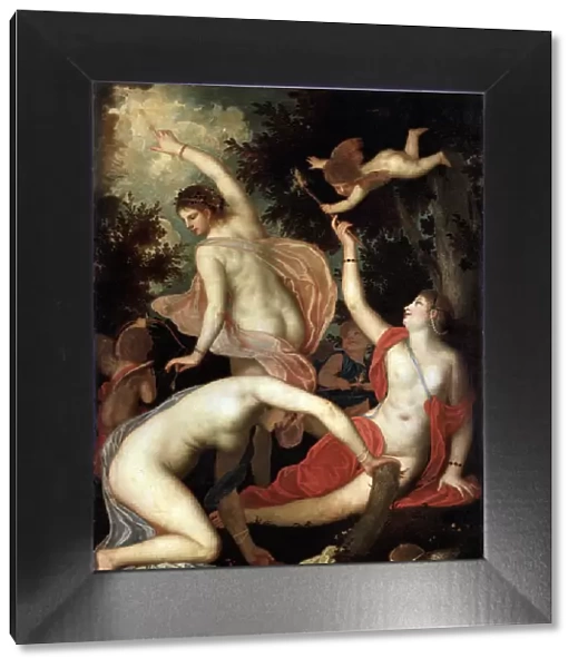 Graces and Cupid, c1600-1640. Artist: Padovanino
