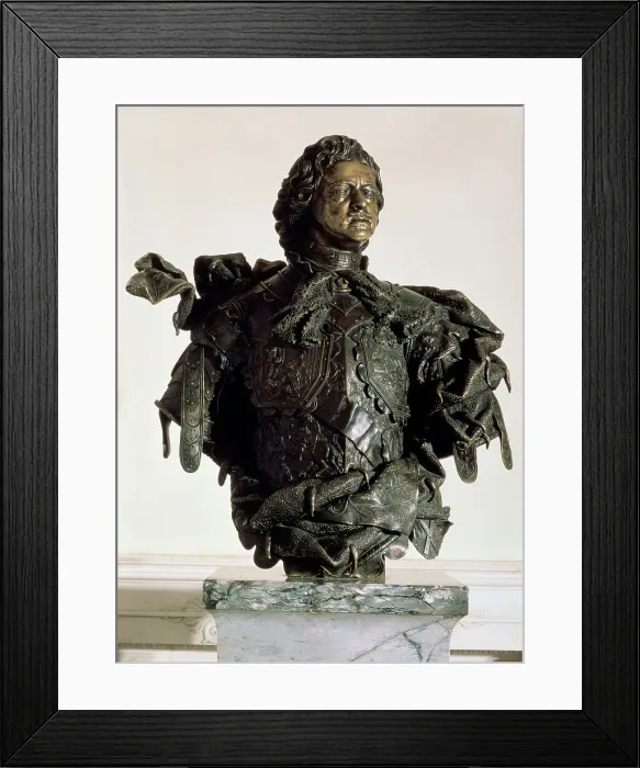 Framed Print : Portrait Bust of Emperor Peter the Great, 1723-1730. Artist: Bartolomeo Francesco Rastrelli Framed Print : Portrait Bust of Emperor Peter the Great, 1723-1730. Artist: Bartolomeo Francesco Rastrelli