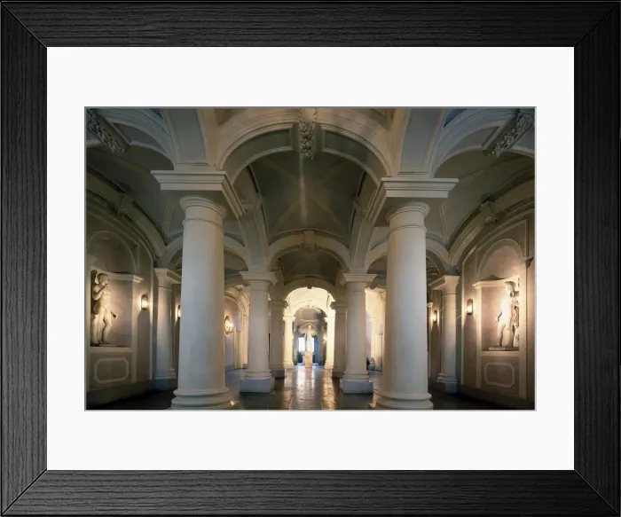 Framed Print : The Entrance hall of the Menshikov Palace in Saint Petersburg, 1716-1720. Artist: Giovanni Maria Fontana Framed Print : The Entrance hall of the Menshikov Palace in Saint Petersburg, 1716-1720. Artist: Giovanni Maria Fontana