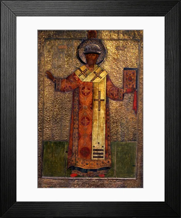 Framed Print : Saint Philip, Metropolitan of Moscow, 1653. Artist: Simon Fyodorovich Ushakov Framed Print : Saint Philip, Metropolitan of Moscow, 1653. Artist: Simon Fyodorovich Ushakov