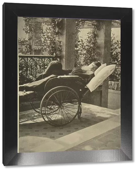 Russian author Leo Tolstoy recovering in Gaspra, Crimea, Russia, 1902. Artist: Sophia Tolstaya