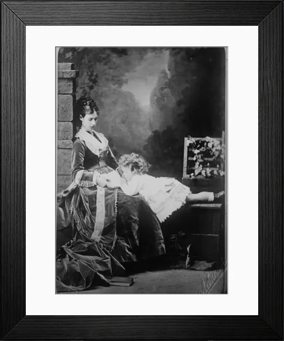 Framed Print : Tsar Nicholas II of Russia as child, c1871. Artist: Sergei Levitsky Framed Print : Tsar Nicholas II of Russia as child, c1871. Artist: Sergei Levitsky