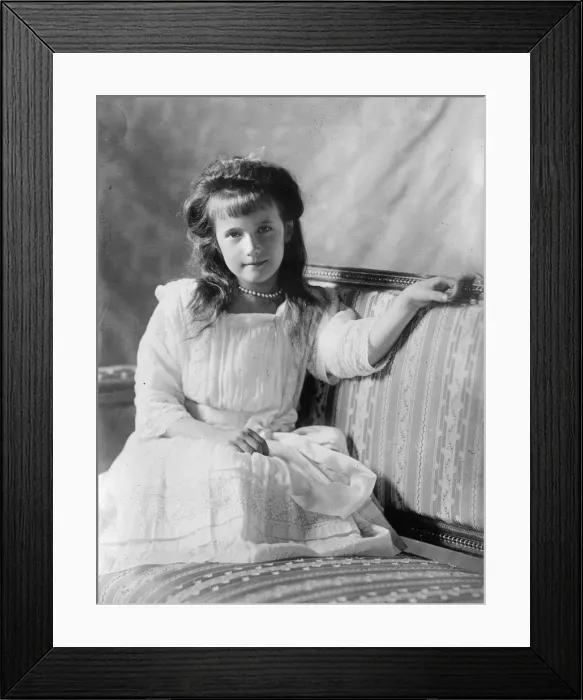 Framed Print : Grand Duchess Anastasia Nikolaevna of Russia, c1908-c1910(?) Framed Print : Grand Duchess Anastasia Nikolaevna of Russia, c1908-c1910(?)