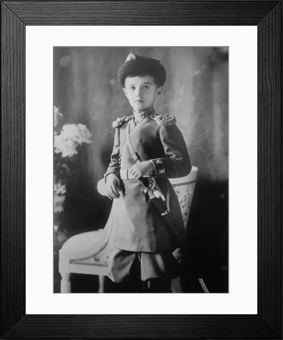 Framed Print : Tsarevich Alexei of Russia, c1910-c1914(?) Framed Print : Tsarevich Alexei of Russia, c1910-c1914(?)