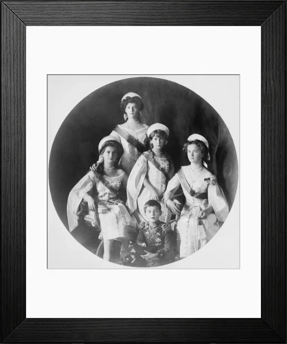 Framed Print : Children of Tsar Nicholas II of Russia, c1910-c1914