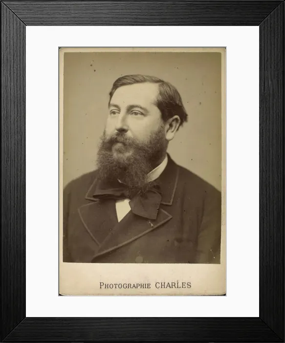 Framed Print : Leo Delibes, French composer, 19th century. Artist: Charles Framed Print : Leo Delibes, French composer, 19th century. Artist: Charles