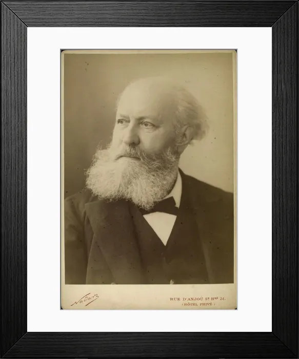 Framed Print : Charles Gounod, French composer, late 19th century. Artist: Nadar Framed Print : Charles Gounod, French composer, late 19th century. Artist: Nadar
