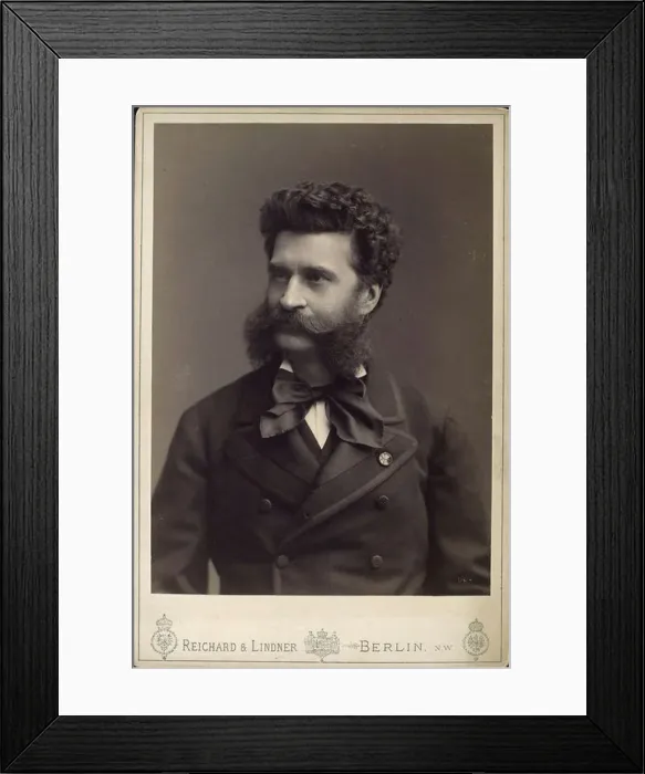 Framed Print : Johann Strauss the Younger, Austrian composer, 19th century. Artist: Reichard & Lindner Framed Print : Johann Strauss the Younger, Austrian composer, 19th century. Artist: Reichard & Lindner