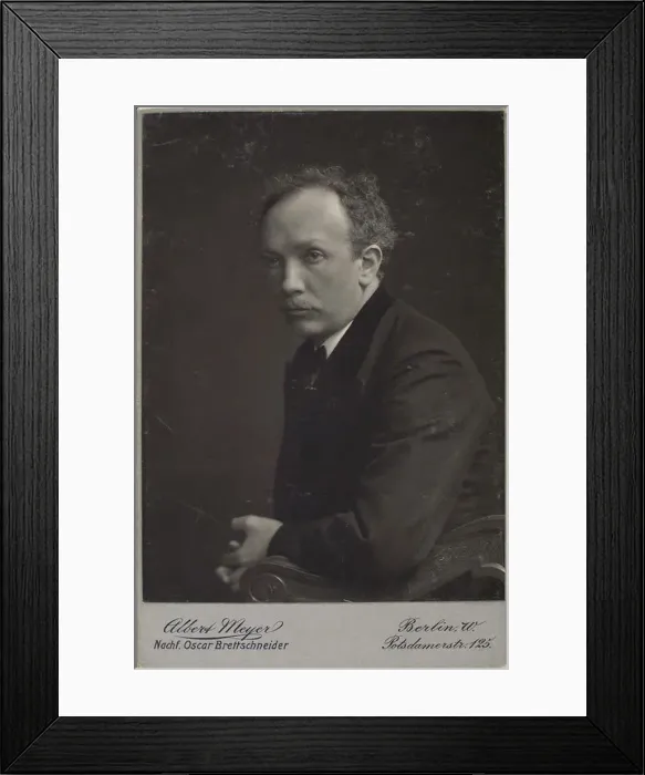 Framed Print : Richard Strauss, German composer, late 19th or early 20th century. Artist: Albert Meyer Framed Print : Richard Strauss, German composer, late 19th or early 20th century. Artist: Albert Meyer