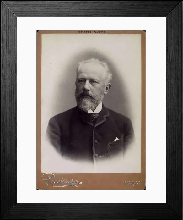 Framed Print : Peter Ilich Tchaikovsky, Russian composer, late 19th century. Artist: Charles Reutlinger Framed Print : Peter Ilich Tchaikovsky, Russian composer, late 19th century. Artist: Charles Reutlinger