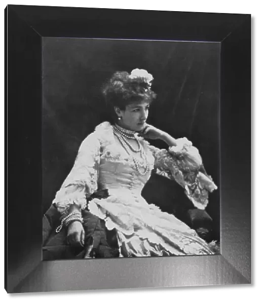 Sarah Bernhardt, French actress, c1865. Artist: Nadar