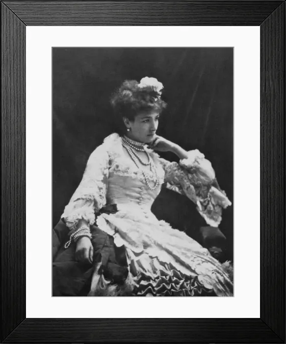 Framed Print : Sarah Bernhardt, French actress, c1865. Artist: Nadar Framed Print : Sarah Bernhardt, French actress, c1865. Artist: Nadar