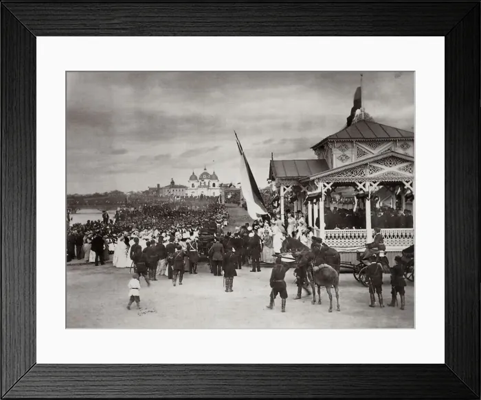 Framed Print : Tsarevich Nicholas of Russia at Novocherkassk, Russia, 1891. Artist: Kessler Framed Print : Tsarevich Nicholas of Russia at Novocherkassk, Russia, 1891. Artist: Kessler