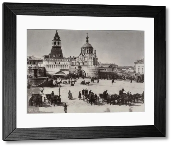 Framed Print : Lubyanka Square, Moscow, Russia, 1902. Artist: Otto Kirchner Framed Print : Lubyanka Square, Moscow, Russia, 1902. Artist: Otto Kirchner