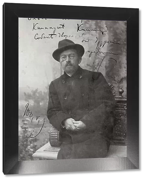 Anton Chekhov, Russian author, 1899. Artist: Pyotr Petrovich Pavlov