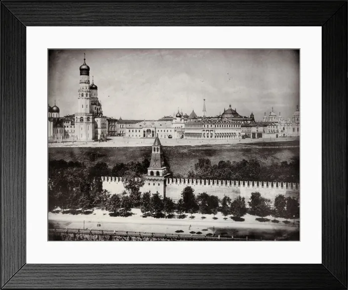 Framed Print : View of the Moscow Kremlin, Russia, c1870-c1875 Framed Print : View of the Moscow Kremlin, Russia, c1870-c1875