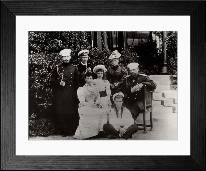 Framed Print : The Russian Imperial family, c1892-c1894 Framed Print : The Russian Imperial family, c1892-c1894