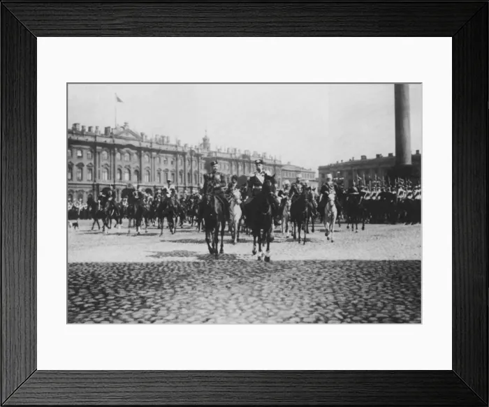 Framed Print : Emperor Franz Joseph I of Austria on a state visit to St Petersburg, Russia, 1897 Framed Print : Emperor Franz Joseph I of Austria on a state visit to St Petersburg, Russia, 1897