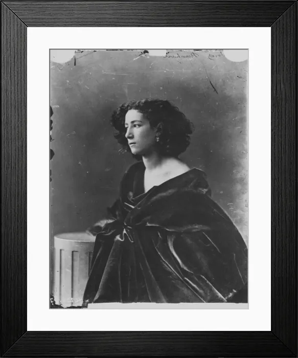 Framed Print : Sarah Bernhardt, French actress, c1865. Artist: Gaspard-Felix Tournachon Framed Print : Sarah Bernhardt, French actress, c1865. Artist: Gaspard-Felix Tournachon