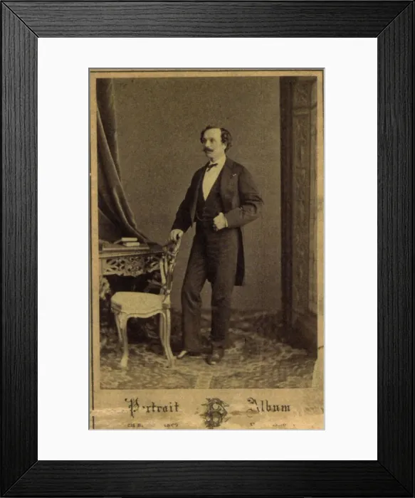 Framed Print : Marius Petipa, Russian ballet dancer and choreographer, c1855. Artist: Charles Bergamasco Framed Print : Marius Petipa, Russian ballet dancer and choreographer, c1855. Artist: Charles Bergamasco
