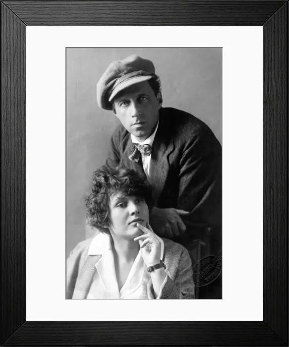 Framed Print : Russian theatre directo Vsevolod Meyerhold and his wife, actress Zinaida Raikh, early 1920s Framed Print : Russian theatre directo Vsevolod Meyerhold and his wife, actress Zinaida Raikh, early 1920s