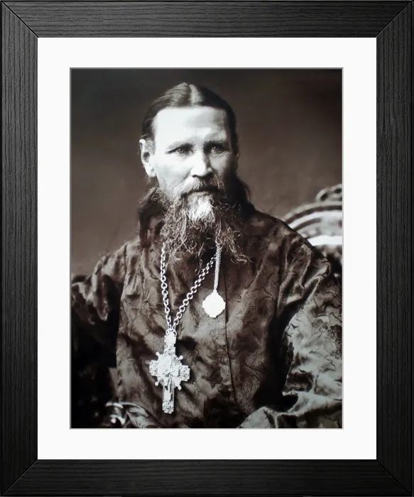 Framed Print : Saint John of Kronstadt, Russian priest, c1900 Framed Print : Saint John of Kronstadt, Russian priest, c1900