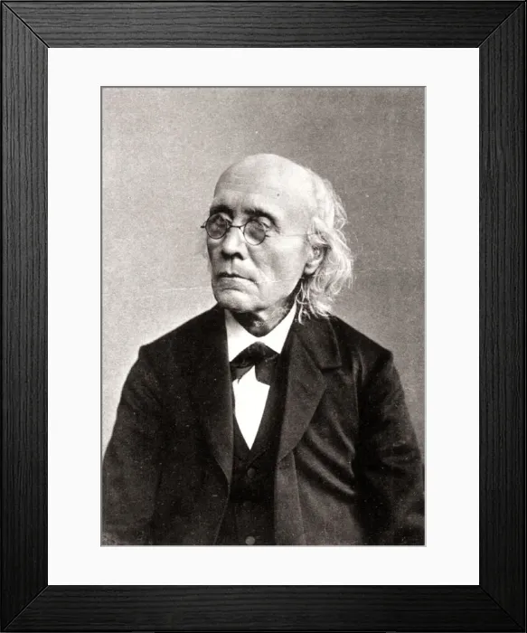 Framed Print : Gustav Theodor Fechner, German experimental psychologist, c1883-c1884 Framed Print : Gustav Theodor Fechner, German experimental psychologist, c1883-c1884