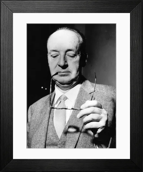 Framed Print : Vladimir Nabokov, Russian author, 20th century Framed Print : Vladimir Nabokov, Russian author, 20th century