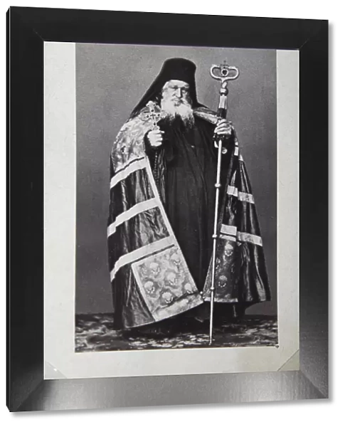 Makarios, Archbishop of the St Panteleimon Monastery on Mount Athos, Greece, 1870s