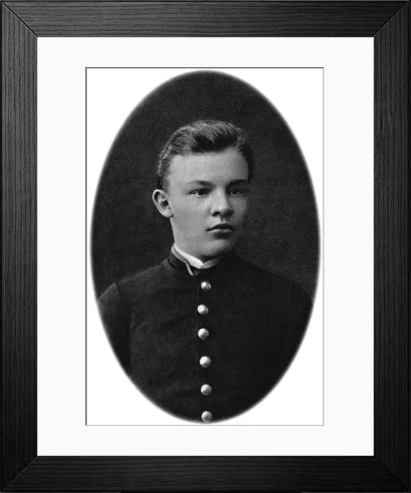 Framed Print : Vladimir Ulyanov (Lenin) as a grammar school pupil, Simbirsk, Russia, 1879 Framed Print : Vladimir Ulyanov (Lenin) as a grammar school pupil, Simbirsk, Russia, 1879