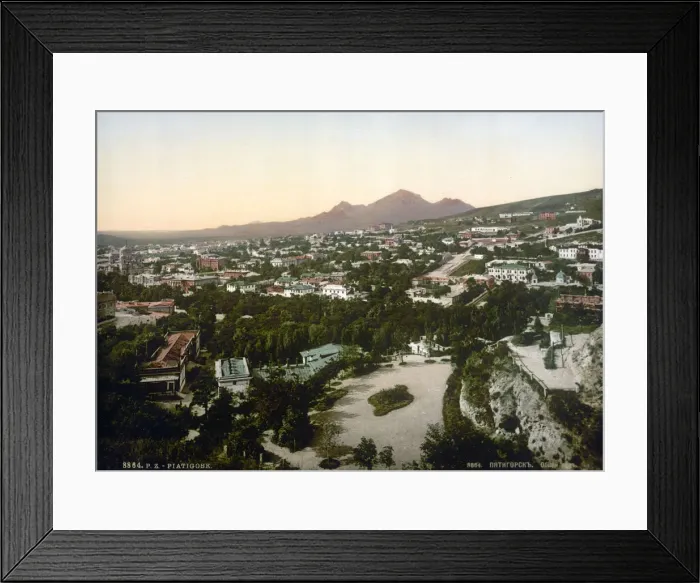 Framed Print : View of Pyatigorsk, Russia, 1895 Framed Print : View of Pyatigorsk, Russia, 1895