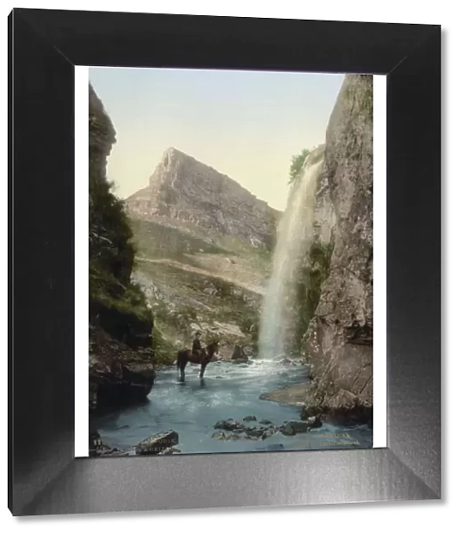 Waterfall near Kislovodsk, Russia, c1895