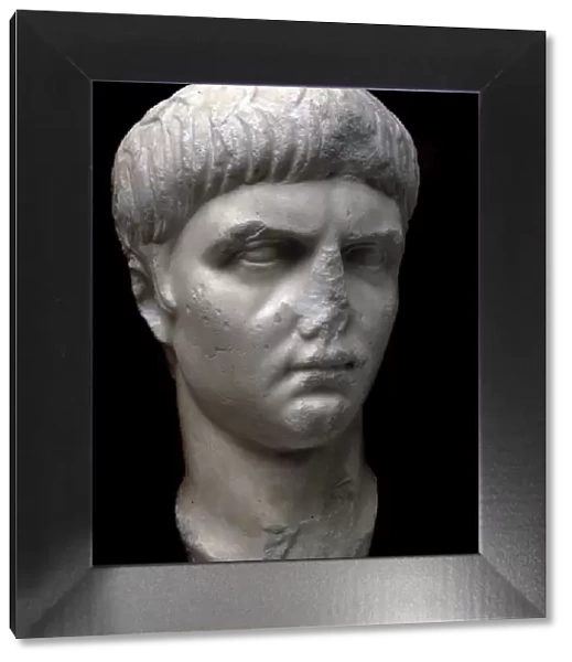 Marble portrait bust of the Roman Emperor Nero, 1st century