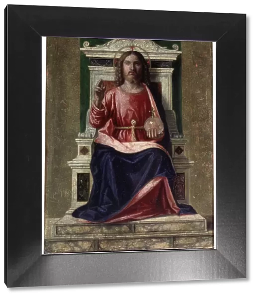 Christ Enthroned, (Saviour of the World), c1505. Artist: Giovanni Battista Cima da Conegliano
