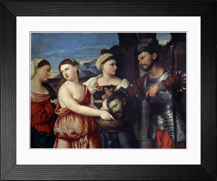 Framed Print : Salome, 16th century. Artist: Bernardino Licinio Framed Print : Salome, 16th century. Artist: Bernardino Licinio