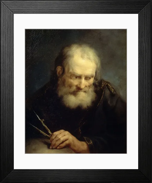 Framed Print : Archimedes, 18th century. Artist: Giuseppe Nogari Framed Print : Archimedes, 18th century. Artist: Giuseppe Nogari