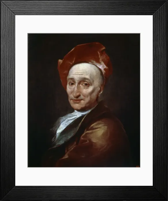 Framed Print : Portrait of the author Bernard le Bovier de Fontenelle, 18th century. Artist: Hyacinthe Rigaud Framed Print : Portrait of the author Bernard le Bovier de Fontenelle, 18th century. Artist: Hyacinthe Rigaud