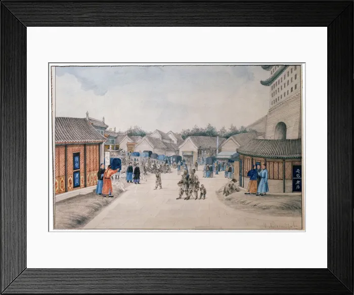 Framed Print : Chinese Sketches, Tsyan Minh Bridge, c1804-c1806. Artist: Ivan Petrovich Alexandrov Framed Print : Chinese Sketches, Tsyan Minh Bridge, c1804-c1806. Artist: Ivan Petrovich Alexandrov