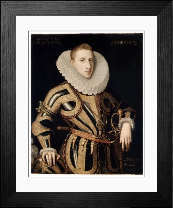 Framed Print : Portrait of Don Diego de Villamayor, 1605. Artist: Juan Pantoja de la Cruz Framed Print : Portrait of Don Diego de Villamayor, 1605. Artist: Juan Pantoja de la Cruz