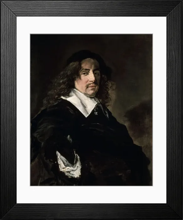 Framed Print : Portrait of a Man, before 1660. Artist: Frans Hals Framed Print : Portrait of a Man, before 1660. Artist: Frans Hals