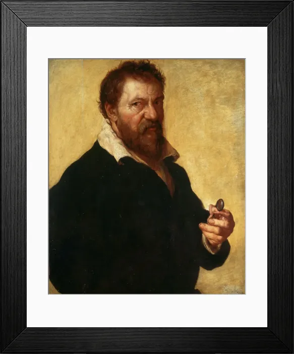 Framed Print : Self-portrait, 1566. Artist: Lambert Lombard Framed Print : Self-portrait, 1566. Artist: Lambert Lombard