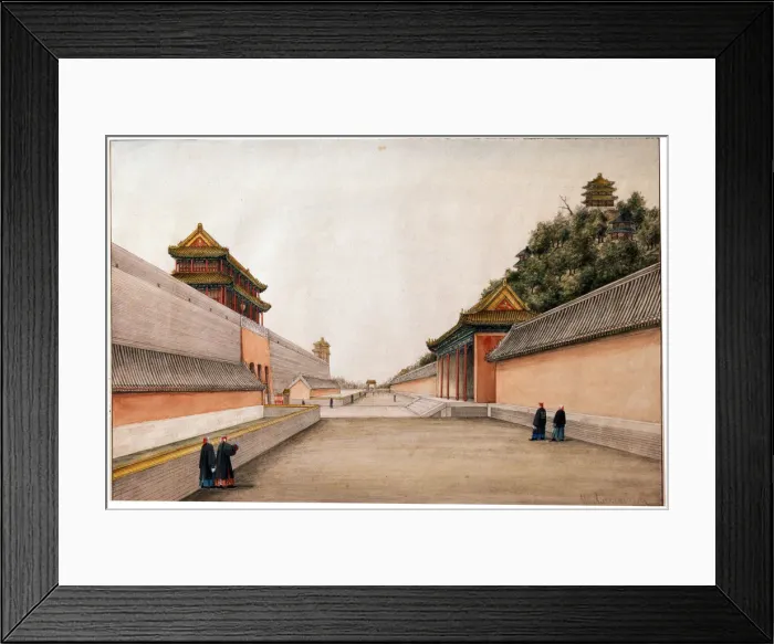Framed Print : Chinese Sketches, the Winter Palace in Beijing, c1804-c1806. Artist: Ivan Petrovich Alexandrov Framed Print : Chinese Sketches, the Winter Palace in Beijing, c1804-c1806. Artist: Ivan Petrovich Alexandrov