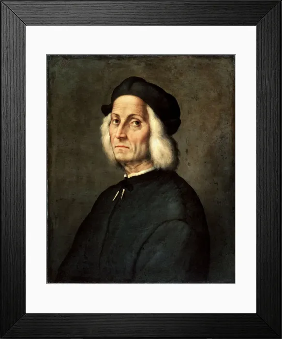 Framed Print : Portrait of an Old Man, 16th century. Artist: Ridolfo Ghirlandaio Framed Print : Portrait of an Old Man, 16th century. Artist: Ridolfo Ghirlandaio