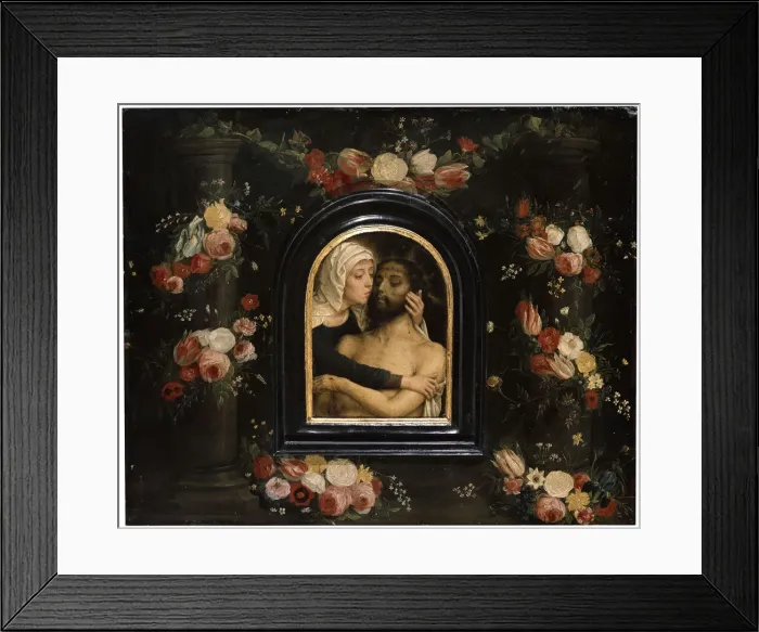 Framed Print : The Lamentation over the Dead Christ, late 15th or early 16th century. Artist: Gerard David