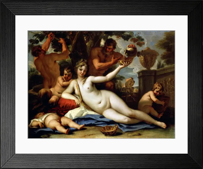 Framed Print : Bacchante and Satyrs, c1713. Artist: Sebastiano Ricci Framed Print : Bacchante and Satyrs, c1713. Artist: Sebastiano Ricci